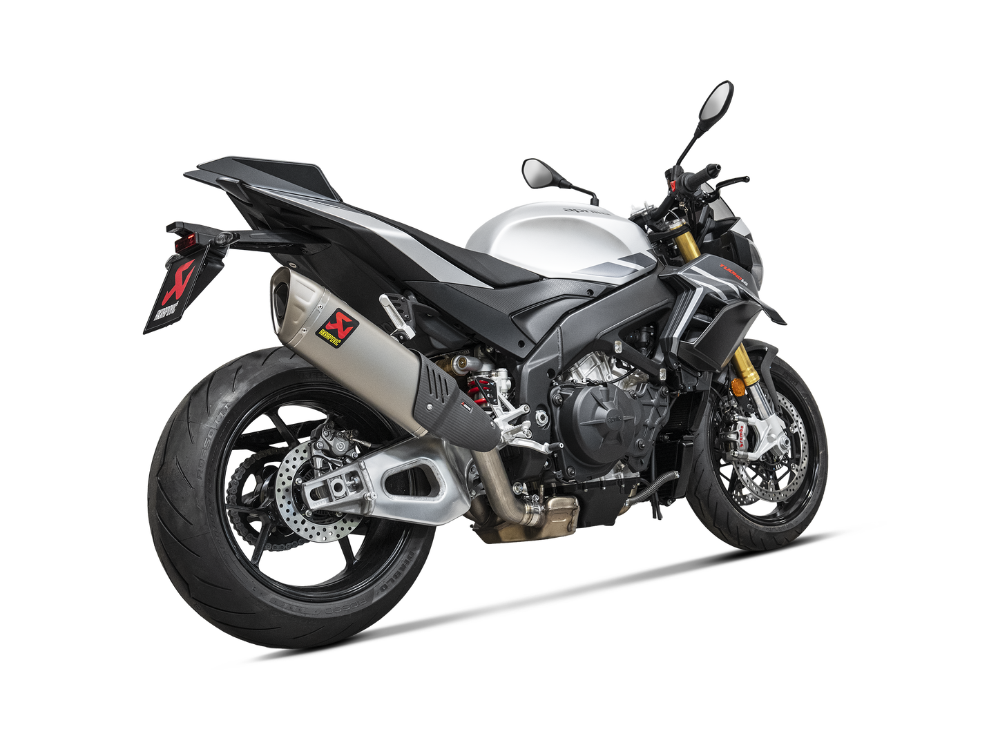 Akrapovič Uitlaat - Aprilia RSV4 2025-2026 & meer - Slip-On Line (Titanium)