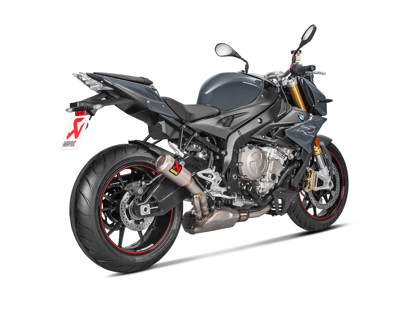 Akrapovič Uitlaat - BMW S 1000 R / M 1000 R 2017-2020 - Slip-On Line (Titanium) - Motor Accessoires