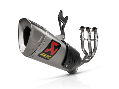 Akrapovič Uitlaat - Triumph Street Triple / Daytona 765 S / R / RS 2020-2025 - Evolution Line (Titanium) - Motor Accessoires