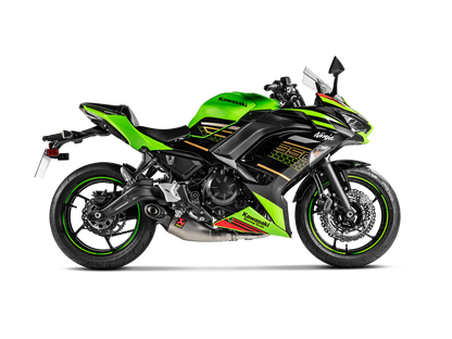 Akrapovič Uitlaat - Kawasaki Ninja 650 2017-2020 | Z650 2017-2020 - Racing Line (Titanium) - Motor Accessoires