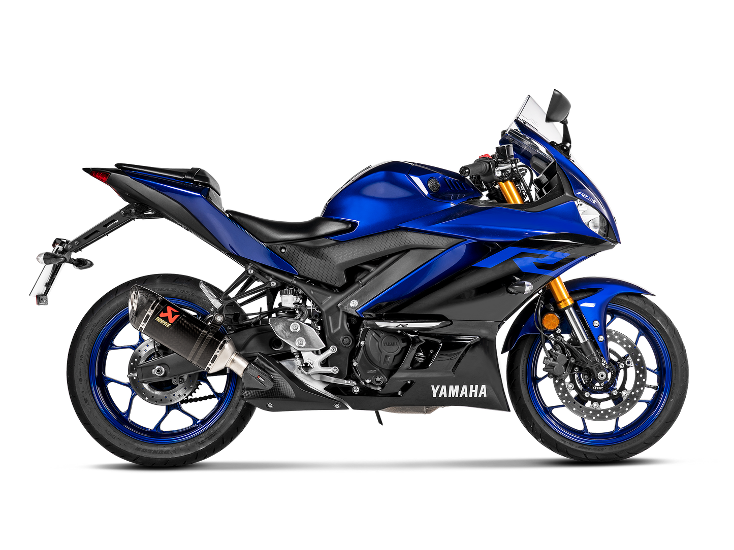 Optionele Akrapovič Uitlaat Accessoires - Yamaha R3 2015-2021 | YZF-R25 2014-2021 - Heat Shield (Carbon) - Motor Accessoires