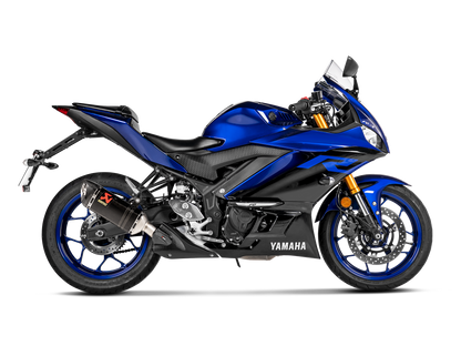 Optionele Akrapovič Uitlaat Accessoires - Yamaha R3 2015-2021 | YZF-R25 2014-2021 - Heat Shield (Carbon) - Motor Accessoires