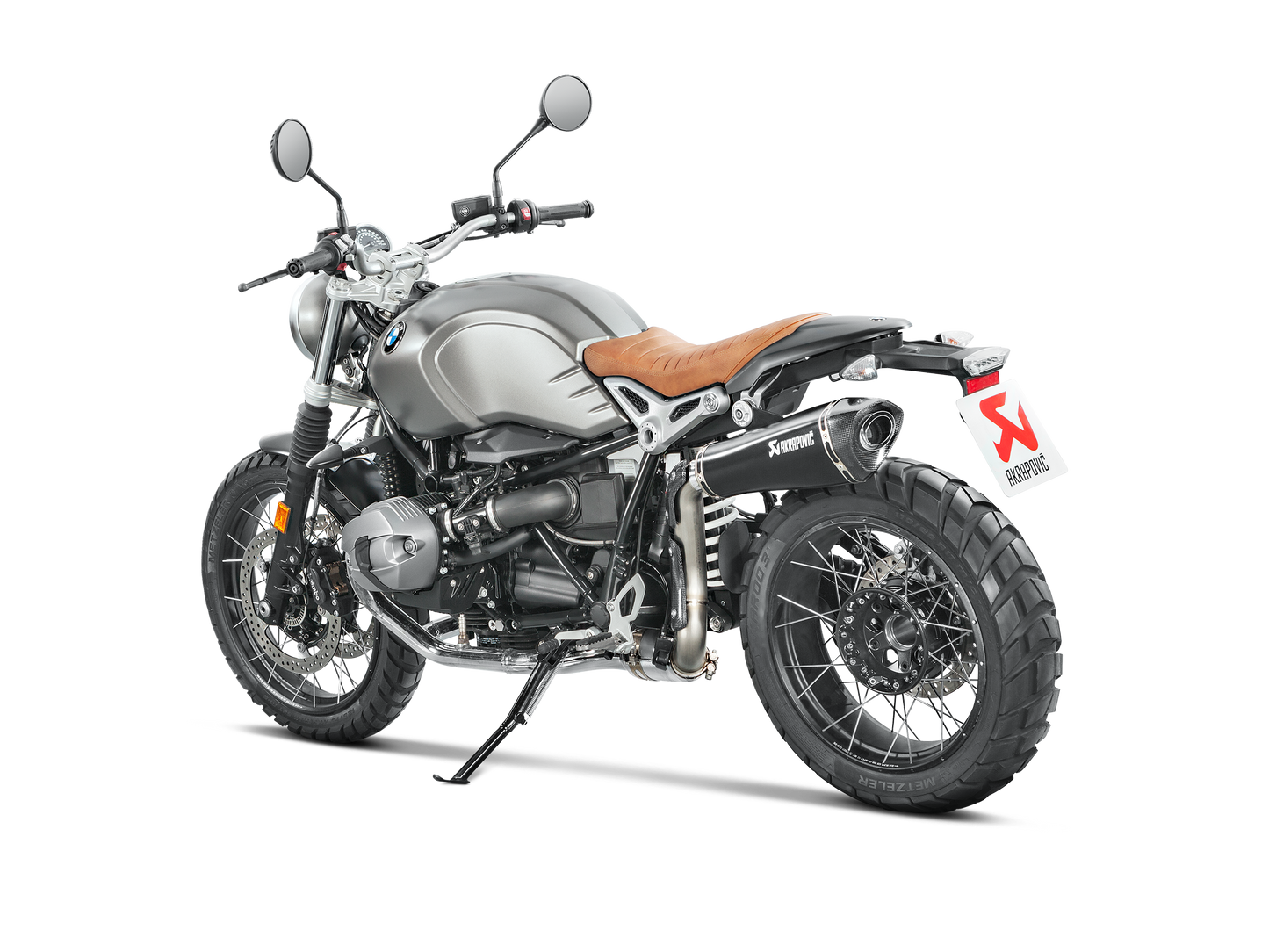 Optionele Akrapovič Uitlaat Accessoires - BMW R NINET 2021-2023 | R NINET Pure 2021-2023 | R NINET Racer 2021-2023 | R NINET Scrambler 2021-2023 | R NINET Urban G/S 2021-2023 - Link Pipe (Titanium) - Motor Accessoires