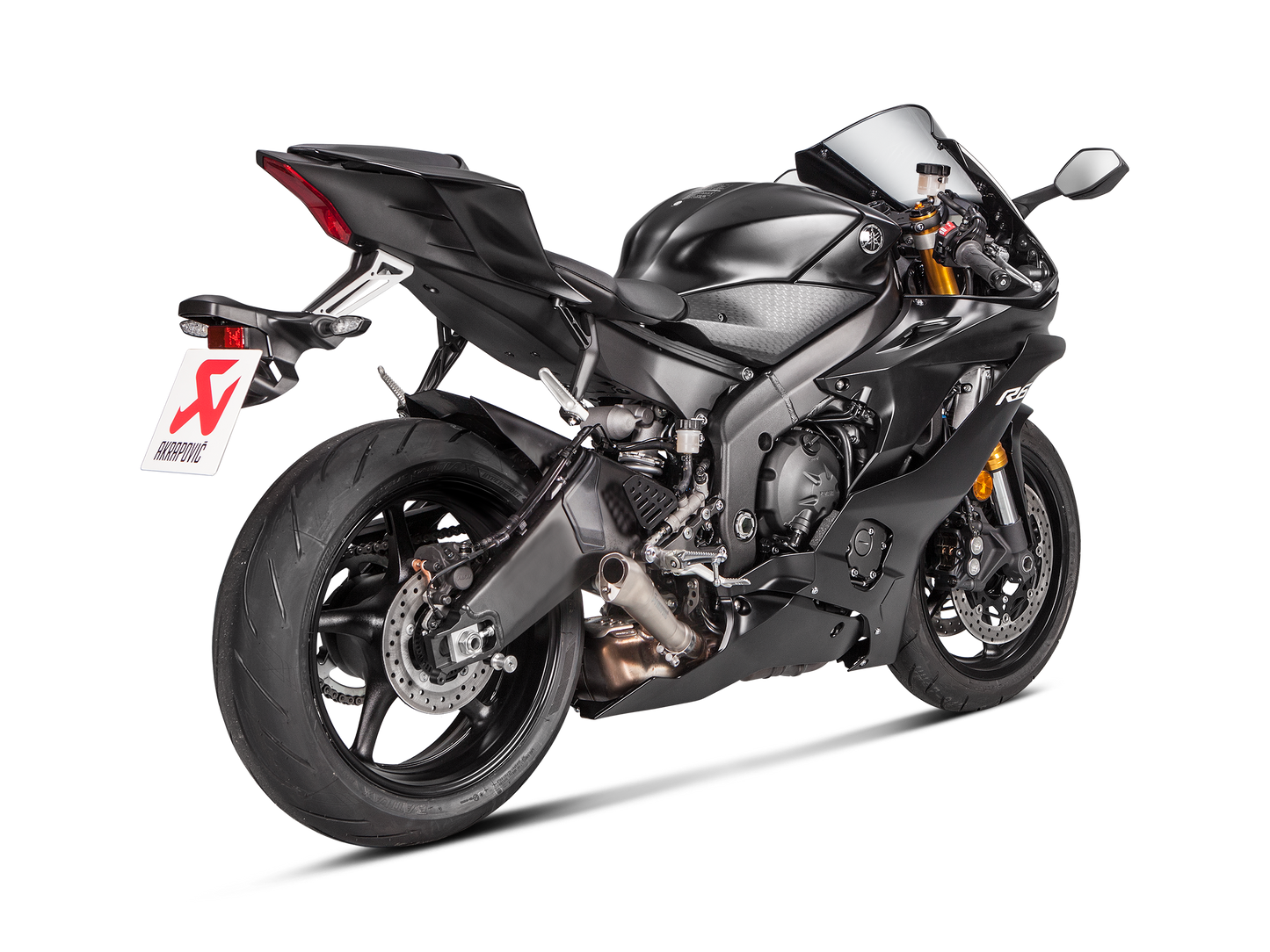 Akrapovič Uitlaat - Yamaha R6 2006-2016 | R6 2017-2026 - Slip-On Line (Titanium) - Motor Accessoires