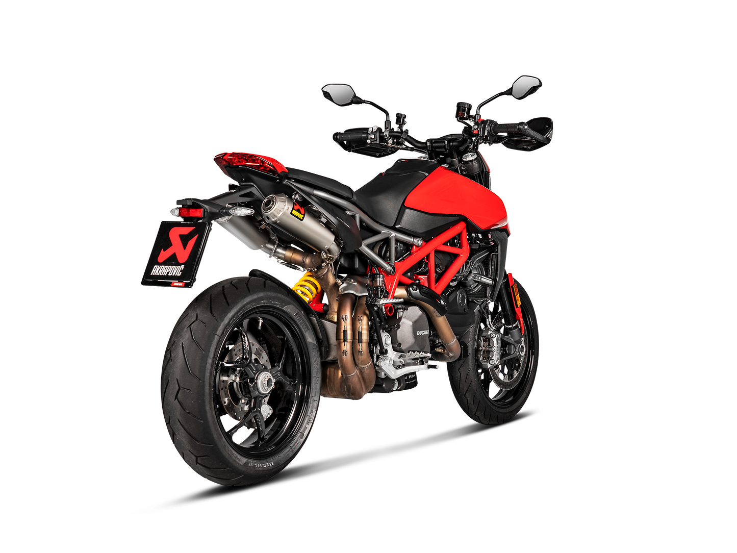 Akrapovič Uitlaat - Ducati Hypermotard 950 / 950 SP 2019-2024 - Slip-On Line (Titanium) - Motor Accessoires