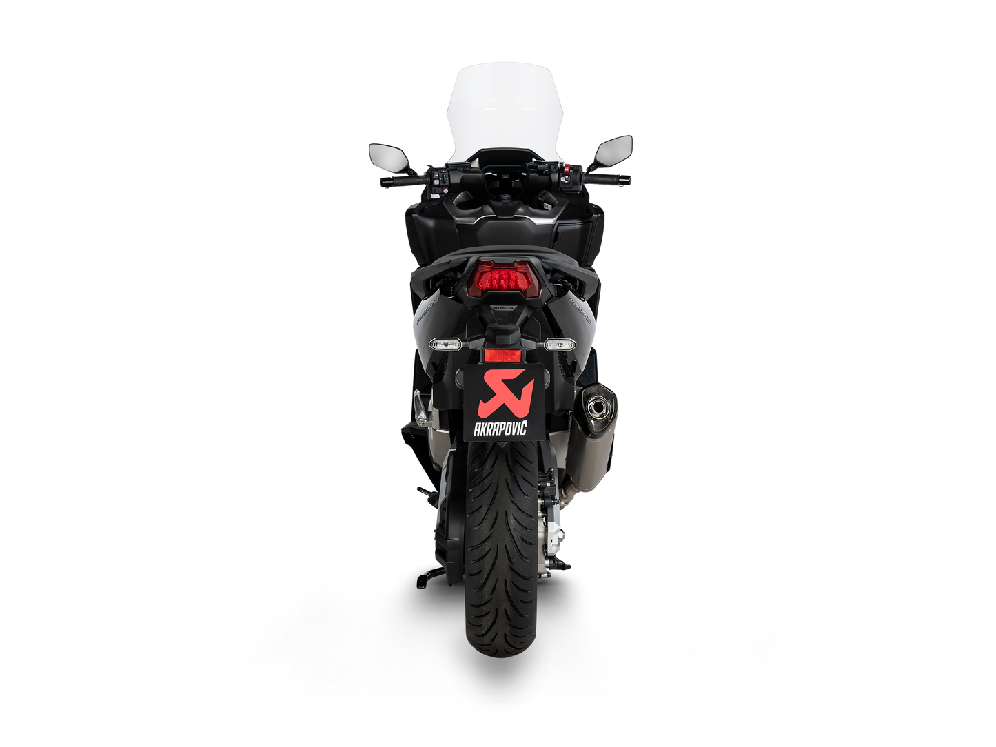Akrapovič Uitlaat - Honda NSS750 Forza 2021-2024 | X-ADV 750 2017-2024 - Slip-On Line (Titanium) - Motor Accessoires