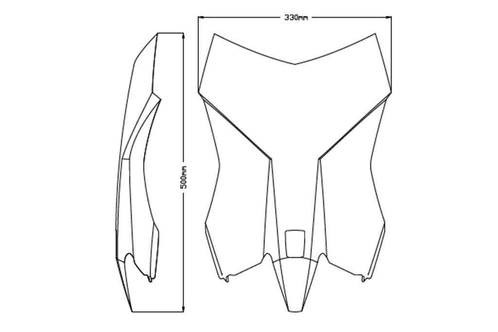 Vervangingsruit Touring Puig Ktm 390 Adventure ’20-