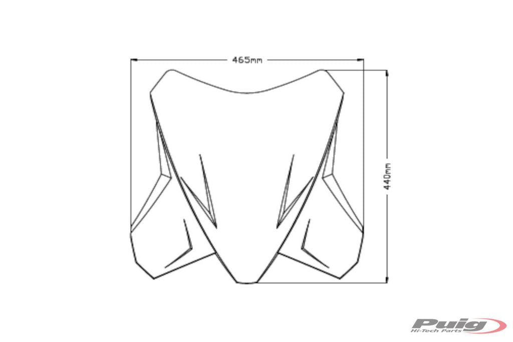 Vervangingsruit Touring Puig Ktm 1290 Super Adventure R/S '21-