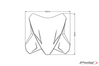 Vervangingsruit Touring Puig Ktm 1290 Super Adventure R/S '21-