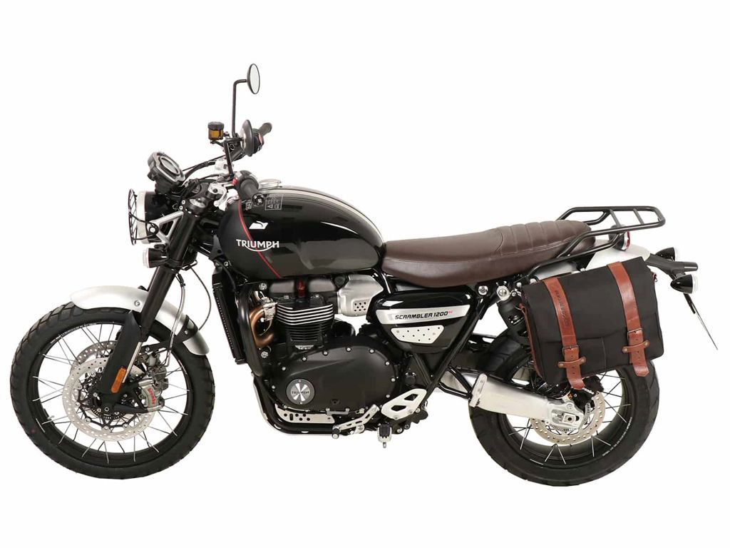 C-Bow tasdrager links zwart Hepco&Becker Triumph Scrambler 1200 X '24-