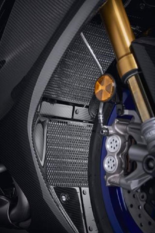 Radiatorcover Set Zwart Evotech Performance Yamaha R1 '20-