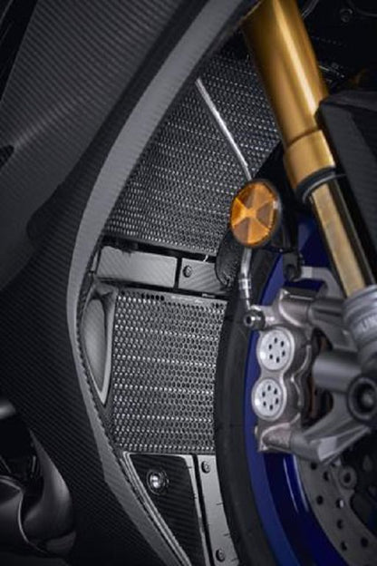 Radiatorcover Set Zwart Evotech Performance Yamaha R1 '20-