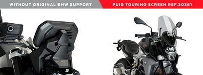Vervangingsruit Naked Bike Puig Bmw F900R '20- (Voor Model Zonder Originele Steun)