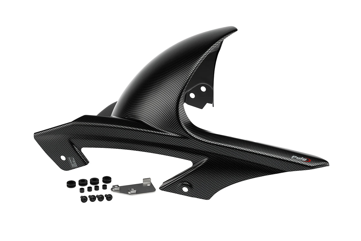 Puig Achterspatbord - Kawasaki ZZR1400 2012-2015 - Carbon Look / Mat Zwart