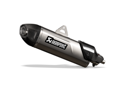 Akrapovič Uitlaat - Triumph Tiger 1200 GT / RALLY 2022-2024 - Slip-On Line (Titanium) - Motor Accessoires