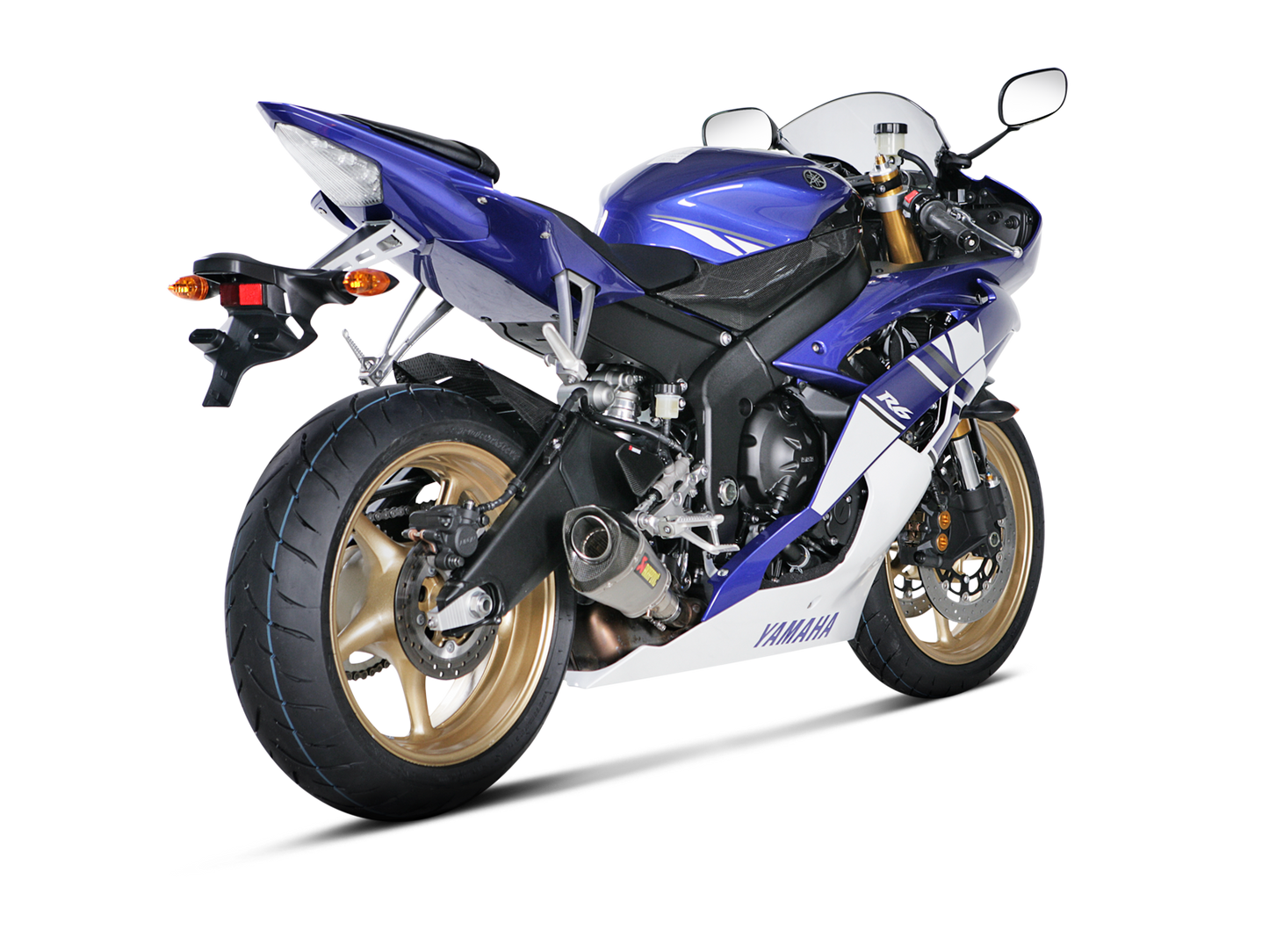 Akrapovič Uitlaat - Yamaha R6 2010-2016 & meer - Slip-On Line (Titanium)