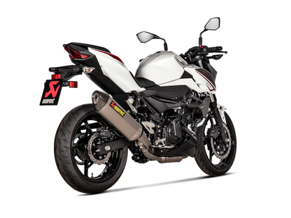 Akrapovič Uitlaat - Kawasaki Ninja 400 2018-2024 | Z400 2019-2024 - Slip-On Line (Titanium) - Motor Accessoires