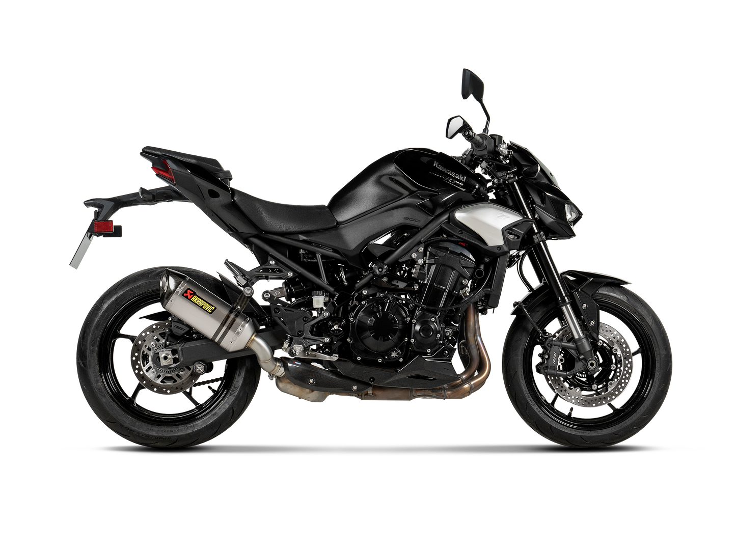 Akrapovič Uitlaat - Kawasaki Z900 2025-2026 - Slip-On Line (Titanium) - Motor Accessoires