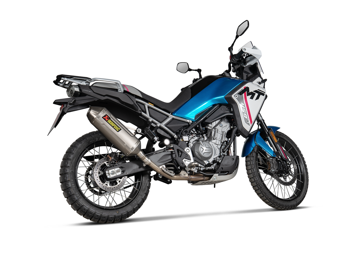 Akrapovič Uitlaat - CFMOTO 450MT 2024-2026 - Slip-On Line (Titanium)