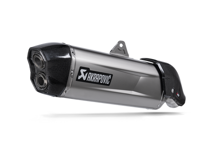 Akrapovič Uitlaat - Aprilia Tuareg 660 2022-2026 - Slip-On Line (Titanium) - Motor Accessoires