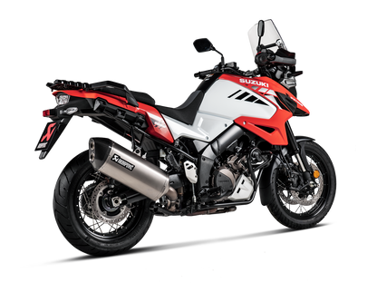 Akrapovič Uitlaat - Suzuki V-STROM 1000 2014-2019 & meer - Slip-On Line (Titanium)