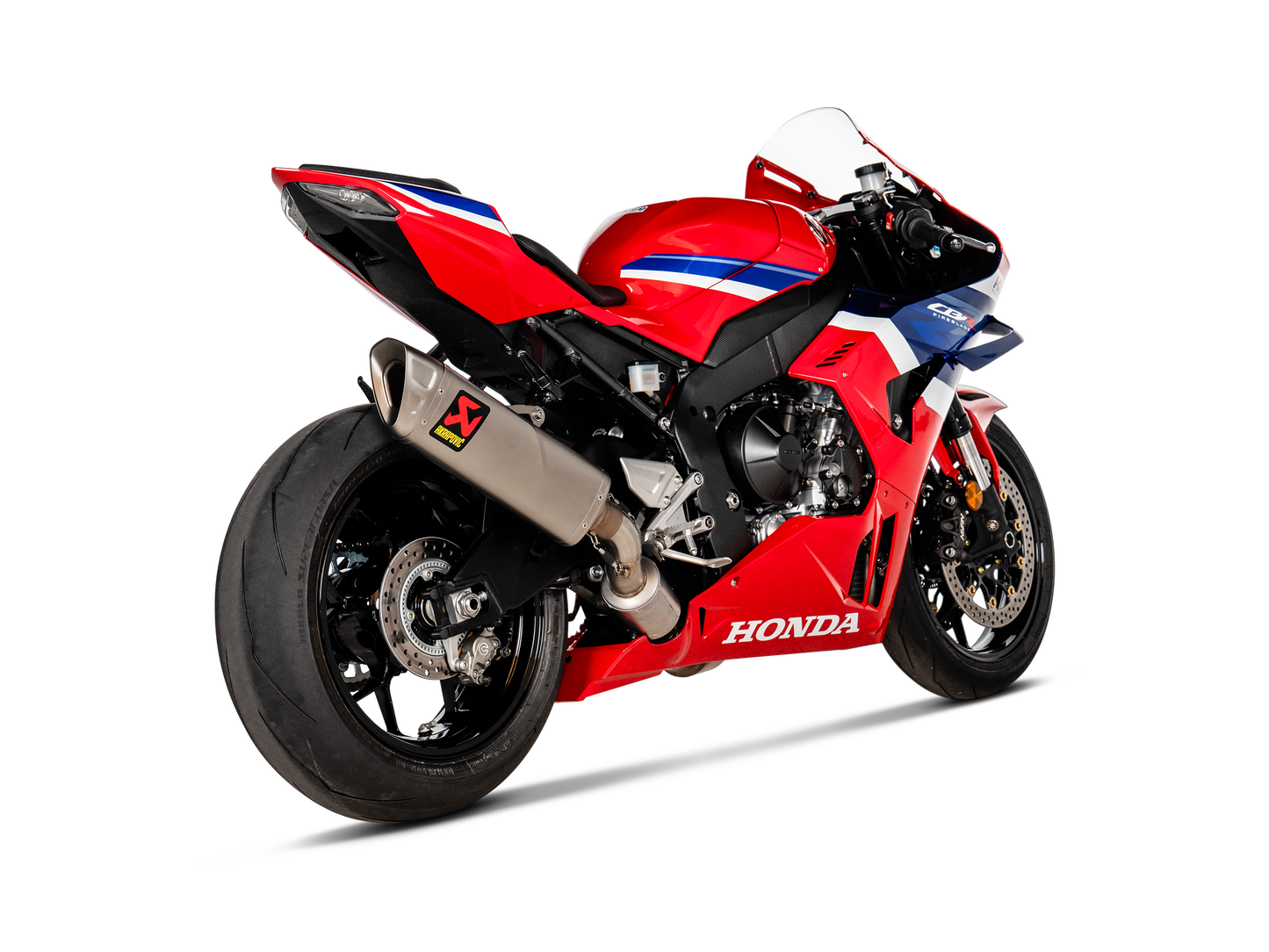 Akrapovič Uitlaat - Honda CBR1000RR-R Fireblade / SP 2024-2026 - Slip-On Line (Titanium) Track Day - Motor Accessoires