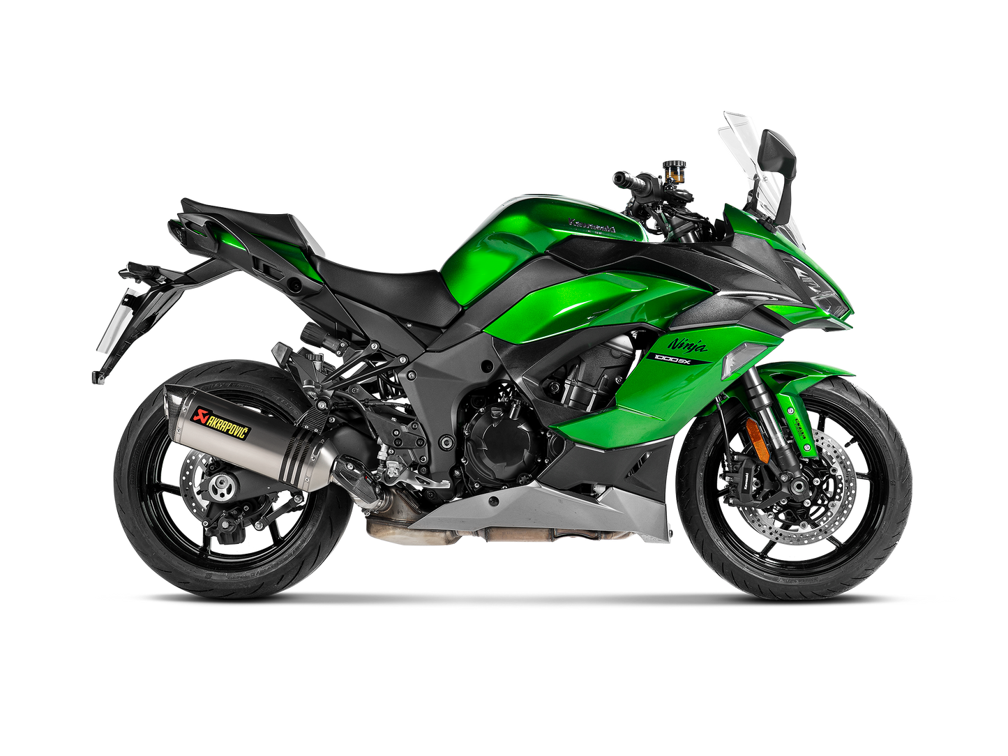 Optionele Akrapovič Uitlaat Accessoires - Kawasaki Ninja 1000SX 2020-2024 | Ninja 1100SX 2025-2026 - Heat Shield (Carbon) - Motor Accessoires