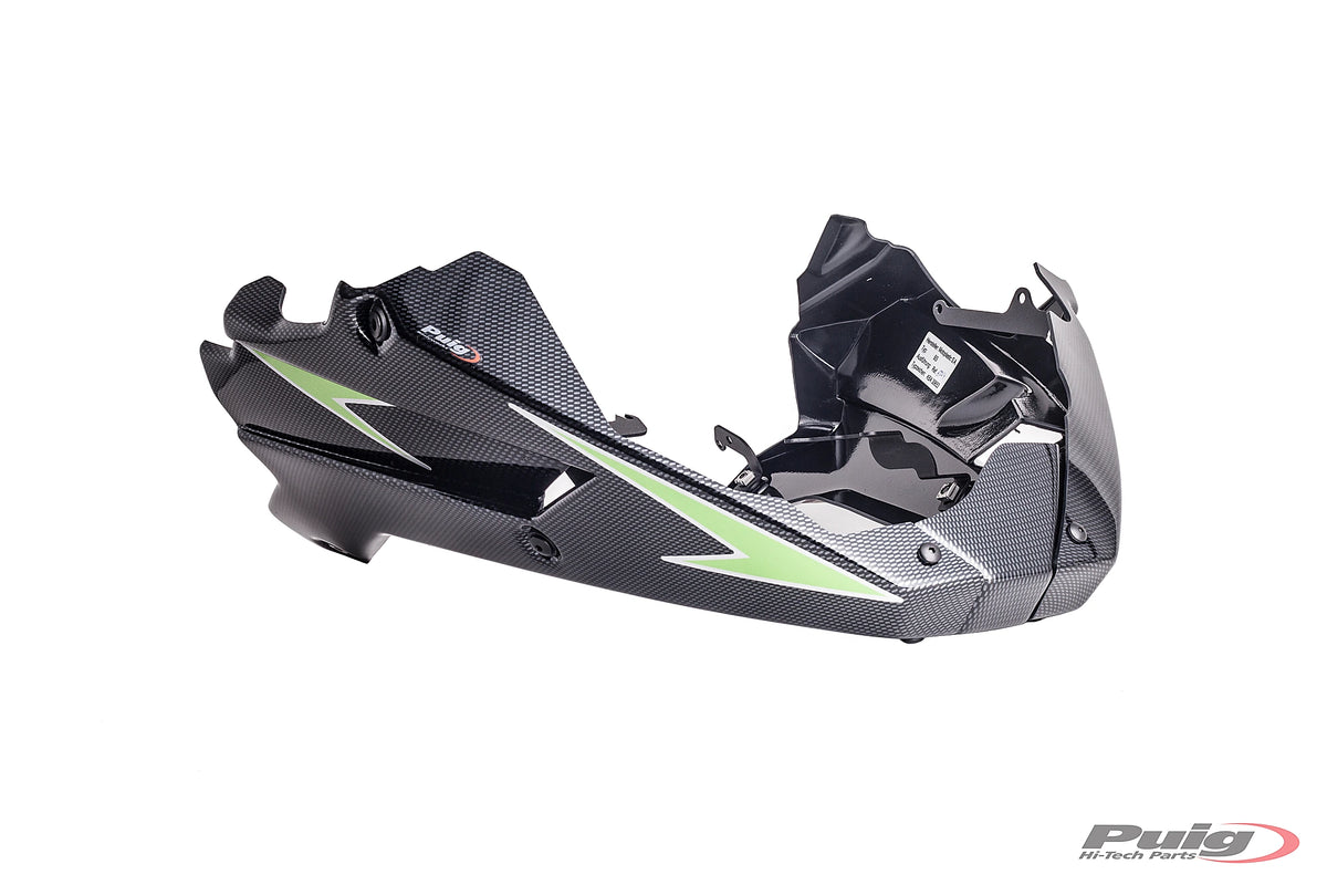 Puig Motorspoiler - Kawasaki Z800 2013-2016 | Z800E 2013-2016 - Carbon Look / Mat Zwart