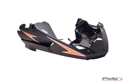 Puig Motorspoiler - Kawasaki Z800 2013-2016 | Z800E 2013-2016 - Carbon Look / Mat Zwart