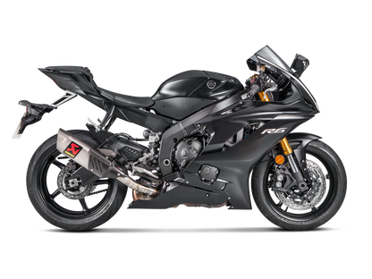 Akrapovič Uitlaat - Yamaha R6 2017-2024 - Slip-On Line (Titanium) - Motor Accessoires
