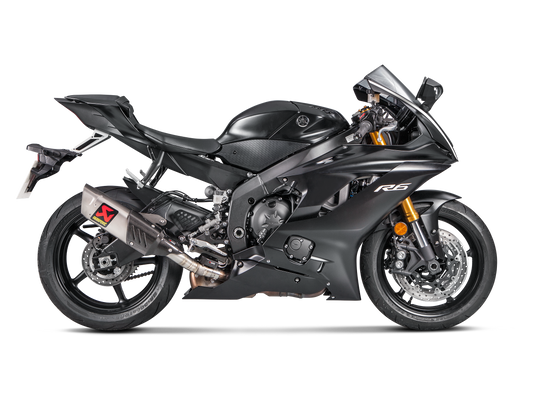 Akrapovič Uitlaat - Yamaha R6 2017-2024 - Slip-On Line (Titanium)