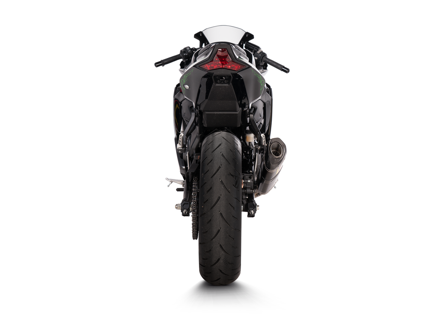 Akrapovič Uitlaat - Kawasaki Ninja ZX-25R 2020-2026 | Ninja ZX-4R 2023-2026 - Racing Line (Carbon) - Motor Accessoires