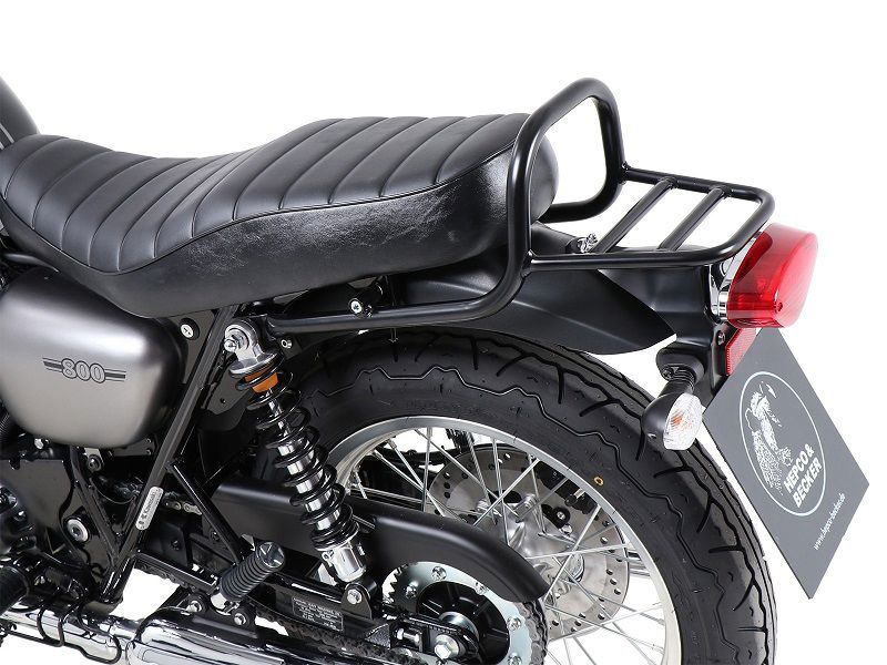 Topdrager Zwart Minirack Hepco&Becker Kawasaki W800 Street/Cafe '19-