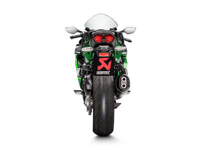 Akrapovič Uitlaat - Kawasaki Ninja H2 SX 2018-2020 - Slip-On Line (Titanium) - Motor Accessoires
