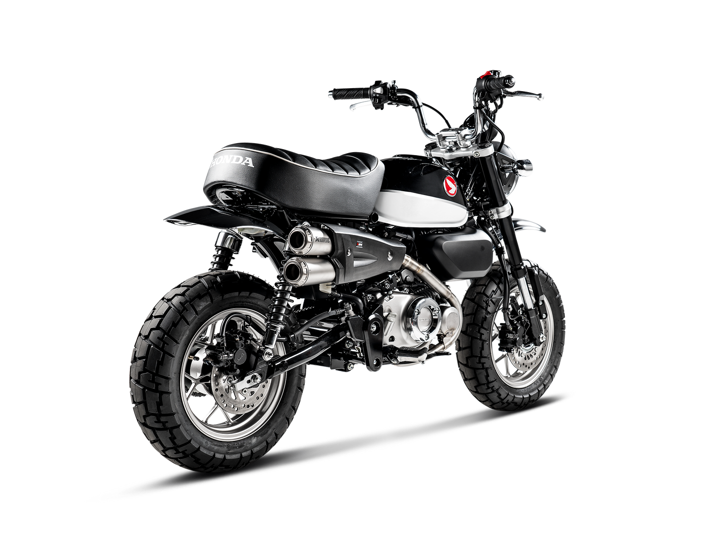 Optionele Akrapovič Uitlaat Accessoires - Honda Monkey 2019-2026 - Heat Shield (Carbon) - Motor Accessoires