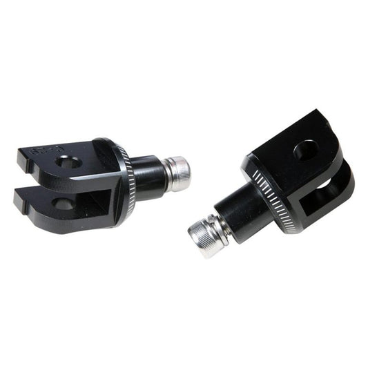 Voetsteunadapters achterzijde van Puig voor KTM Duke 200/390
