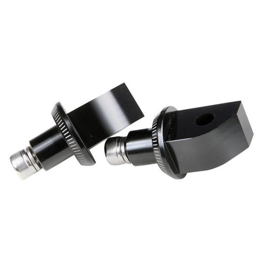 Voetsteunadapters achterzijde van Puig voor diverse Triumph modellen