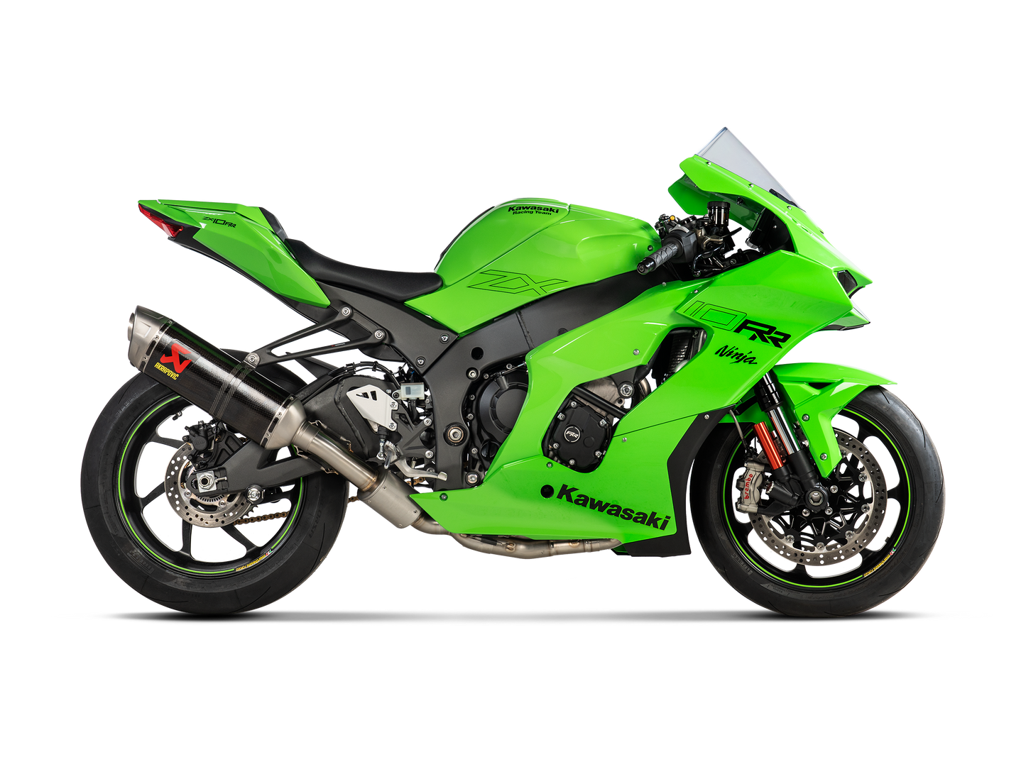Optionele Akrapovič Uitlaat Accessoires - Kawasaki Ninja ZX-10R 2021-2025 | Ninja ZX-10RR 2021-2025 - Track Day Link Pipe/Collector (SS) - Motor Accessoires