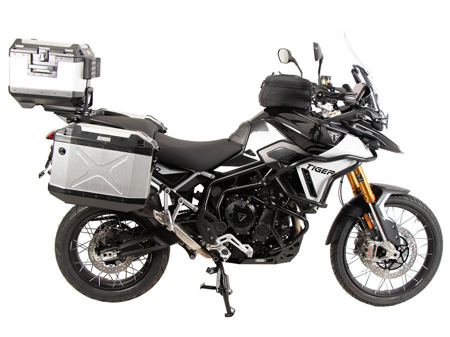 Topdrager Zwart Alurack Hepco&Becker Triumph Tiger 900 Rally Pro '24-