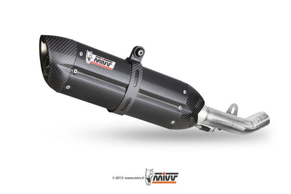 Mivv Systeem Met Suono Steel Black Demper Yamaha Mt-09 '13-20
