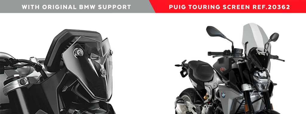 Vervangingsruit Naked Bike Touring Puig Bmw F900R '20-