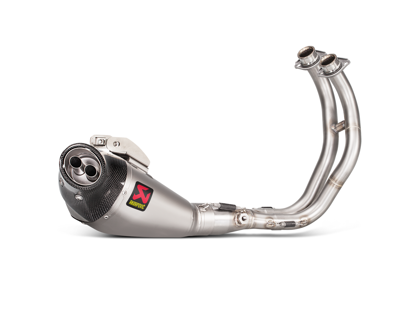 Akrapovič Uitlaat - Yamaha MT-07/FZ-07 2014-2020 & meer - Racing Line (Titanium) MT-07
