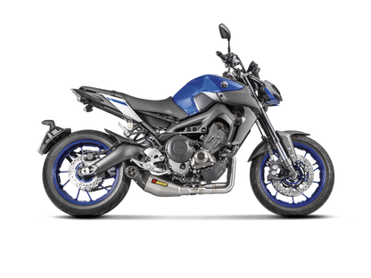 Akrapovič Uitlaat - Yamaha MT-09/FZ-09 2014-2020 | TRACER 900/900 GT/FJ-09 2015-2020 | XSR 900 / GP 2016-2021 - Racing Line (Titanium) - Motor Accessoires