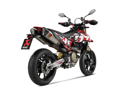 Akrapovič Uitlaat - Ducati Hypermotard 698 Mono / RVE 2024-2026 - Slip-On Line (Titanium) - Motor Accessoires
