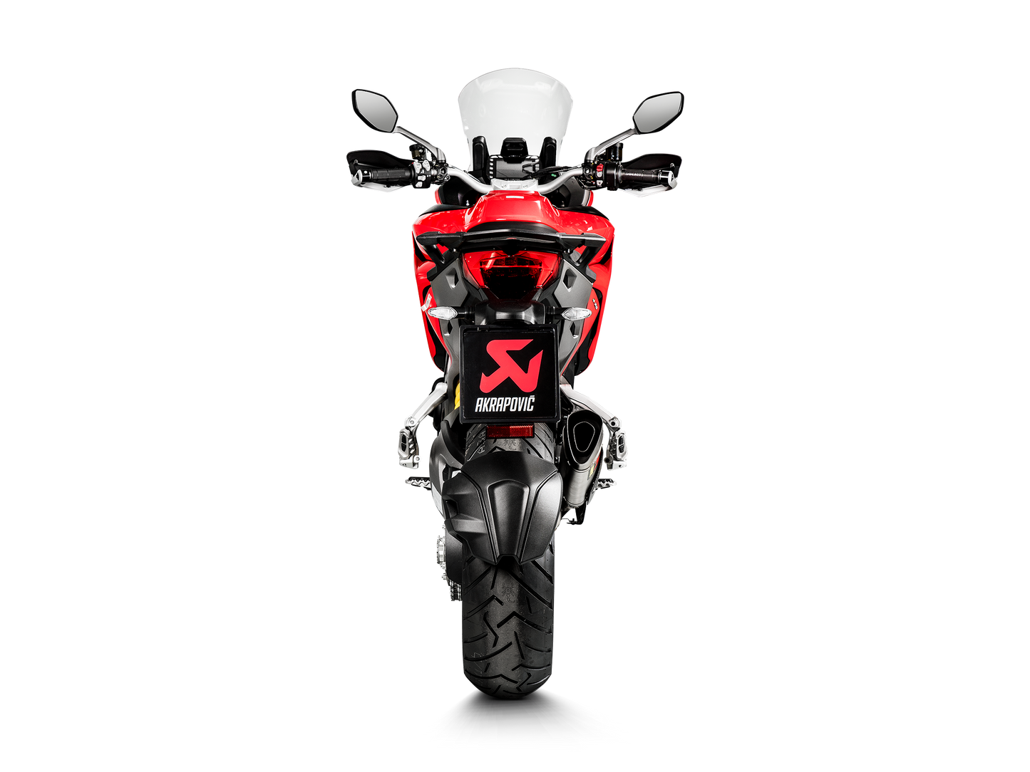 Akrapovič Uitlaat - Ducati Multistrada 1200 2015-2 & meer - Slip-On Line (Titanium)