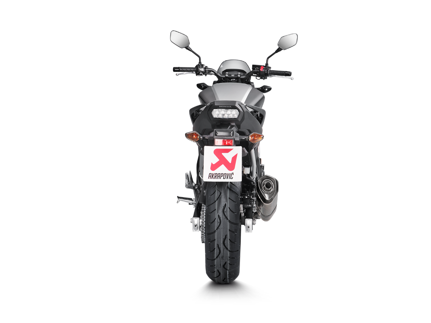Akrapovič Uitlaat - Honda Integra 2012-2020 | NC700 / NC750S 2012-2020 | NC700/ NC750X 2012-2020 - Slip-On Line (Titanium) Integra - Motor Accessoires