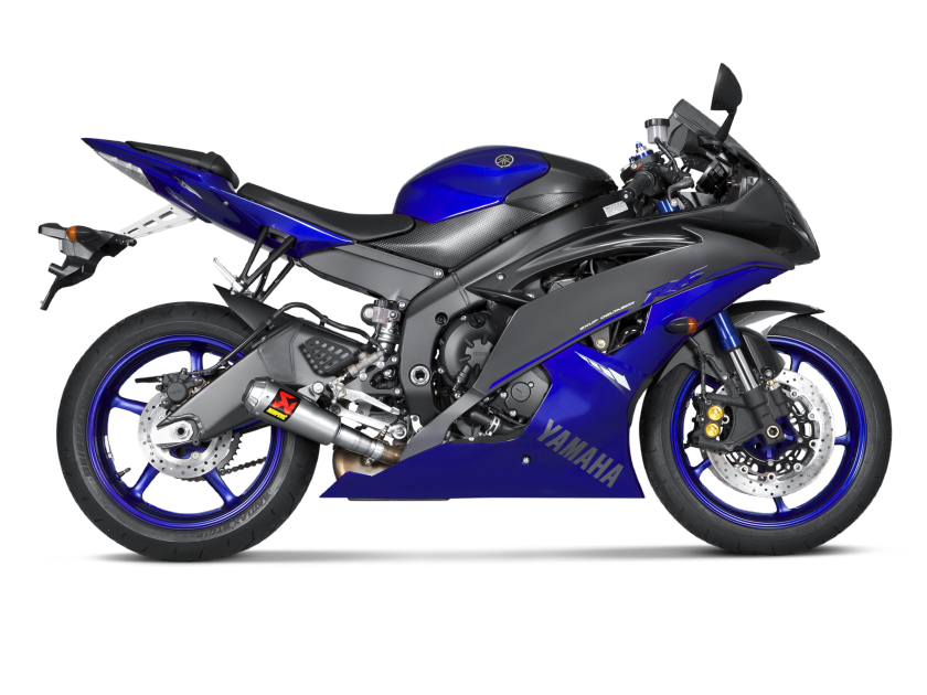 Akrapovič Uitlaat - Yamaha R6 2006-2016 | R6 2017-2026 - Slip-On Line (Titanium) - Motor Accessoires