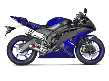 Akrapovič Uitlaat - Yamaha R6 2006-2016 | R6 2017-2026 - Slip-On Line (Titanium) - Motor Accessoires