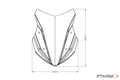 Vervangingsruit Sport Puig Honda Nc750X '21-24