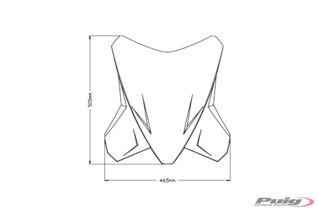 Vervangingsruit Touring Plus Puig Ktm 1290 Super Adventure R/S '21-